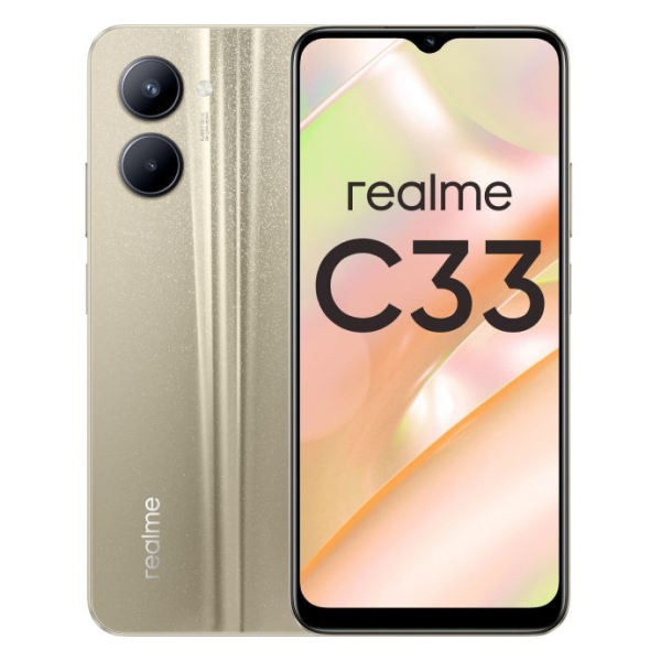 Смартфон Realme C33 4/64GB Gold