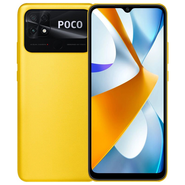 Pосо смартфоны C40 4/64GB Yellow
