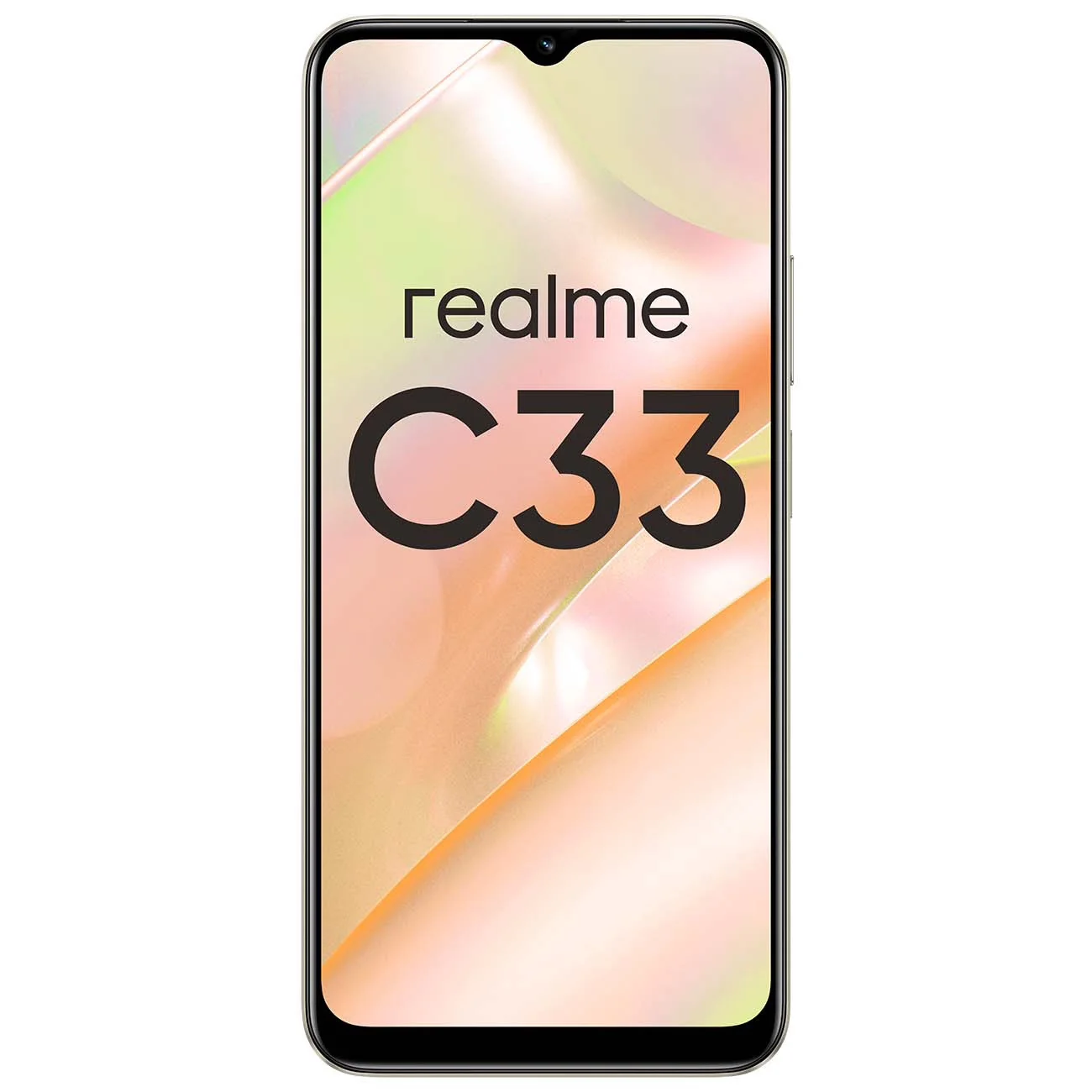 Смартфон Realme C33 4/128Gb Sandy Gold - фото 2
