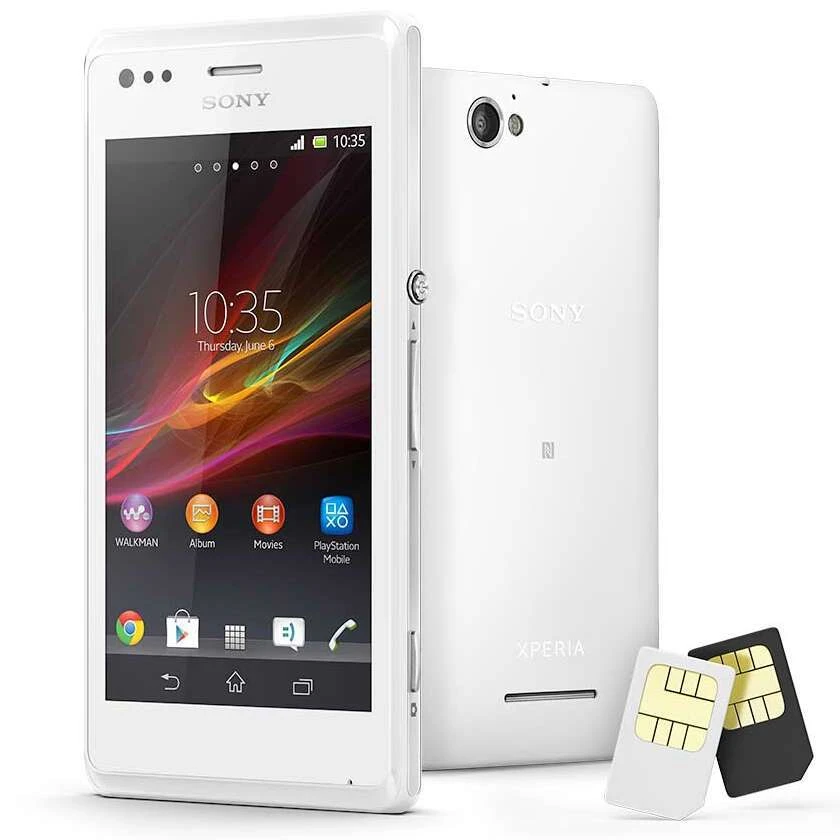 Смартфон Sony Xperia M Dual C2005 White - фото 2