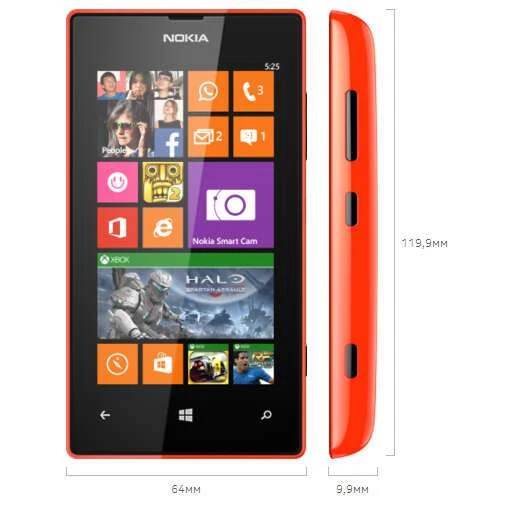 Смартфон Nokia Lumia 525 Orange - фото 3