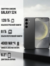 Смартфон Samsung Galaxy S24 8/128GB Onyx Black - фото 2