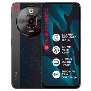 Смартфон Nubia Focus Pro 5G 8/256GB Black