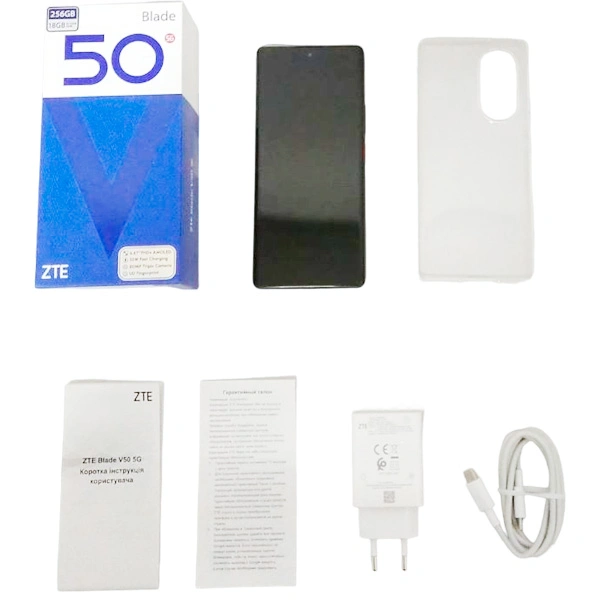 Смартфон ZTE Blade V50 5G 8\256GB Black (восстановленный) - фото 8