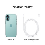 Смартфон Apple iPhone 16 8/128GB Teal - фото 9