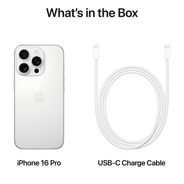 Смартфон Apple iPhone 16 Pro 8/1TB White Titanium - фото 9 | sulpak.kg Смартфон Apple iPhone 16 Pro 8/1TB White Titanium - фото 9