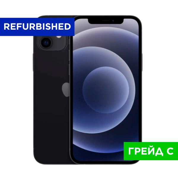 Apple смартфоны iPhone 12 64 GB Black Refurbished GRADE C