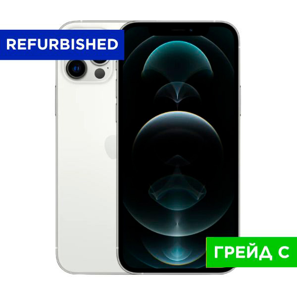 Apple смартфоны iPhone 12 Pro 128 GB Silver Refurbished GRADE C Apple смартфоны iPhone 12 Pro 128 GB Silver Refurbished GRADE C