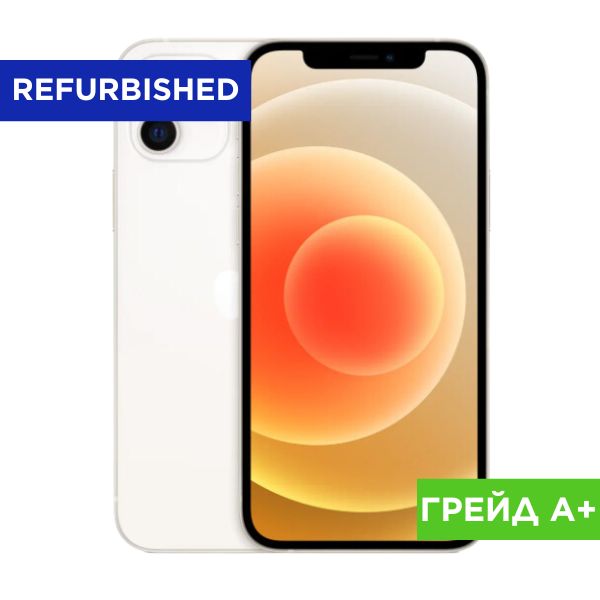 Смартфон Apple iPhone 12 4/256 GB White Refurbished GRADE A+ в Алматы ...
