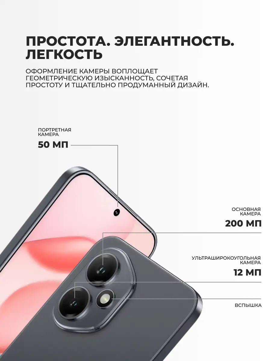 Смартфон Honor 400 8/256GB Midnight Black - фото 5