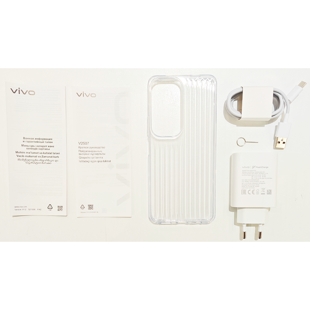 VIVO смартфондары Y19s Pro 6/256GB Pearl Silver - фото 6