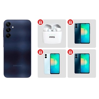 Жиынтық Смартфон Samsung Galaxy A25 5G 8/256GB Blue Black + Смартфон Samsung Galaxy A06 4/64GB Black + Смартфон Samsung Galaxy A06 6/128GB Light Blue + Смартфон Samsung Galaxy A06 6/128GB Black + TWS Наушники ARG J8 White 