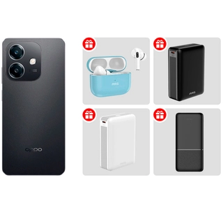 Комплект смартфон OPPO A3 6/128GB Sparkle Black + подарочный комплект