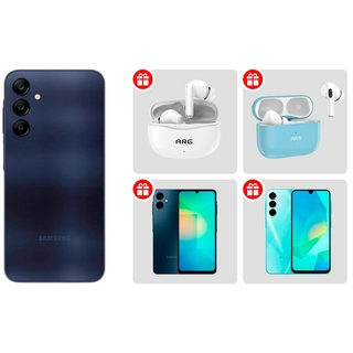 Смартфон Samsung Galaxy A25 5G 6/128GB Blue Black + подарочный комплект