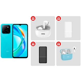 Жиынтық Honor X5b смартфоны 4/64GB Ocean Blue + сыйлық жиынтығы