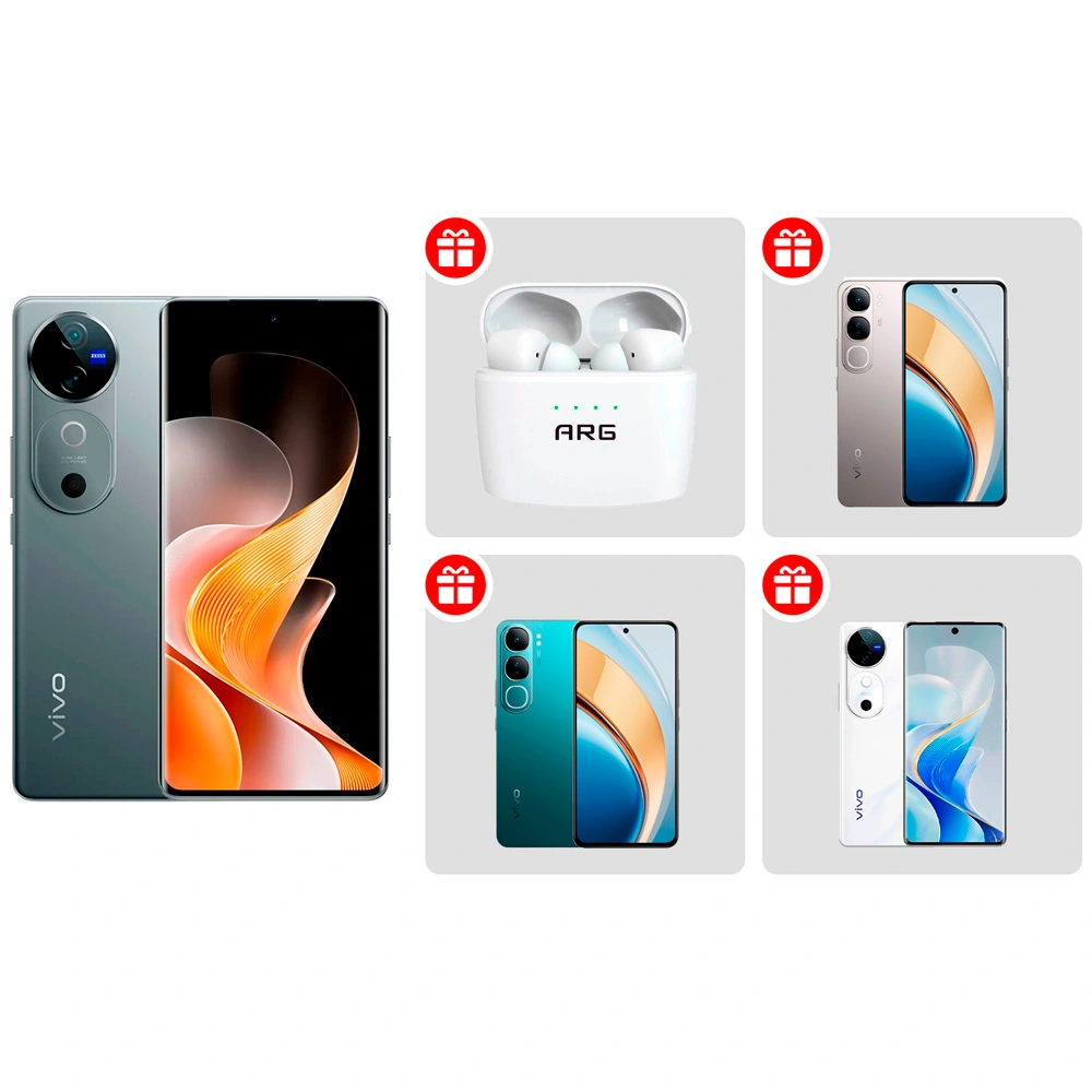 Комплект Смартфоны Vivo V40 12/256GB Stellar Silver + подарочный комплект