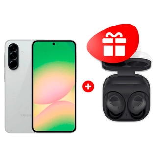 Комплект Смартфон Samsung Galaxy A56 5G 8/256GB Lightgray + Наушники Samsung Galaxy Buds FE Graphite