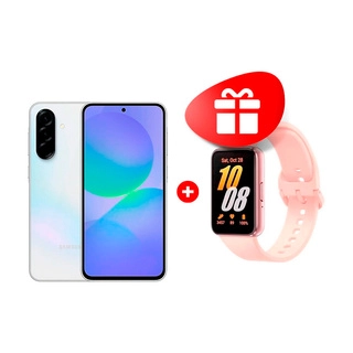Смартфон Samsung Galaxy A36 5G 256GB White (SM-A366EZAGSKZ) + Samsung фитнес білезігі Galaxy Fit3 Pink SM-R390NIDACIS 