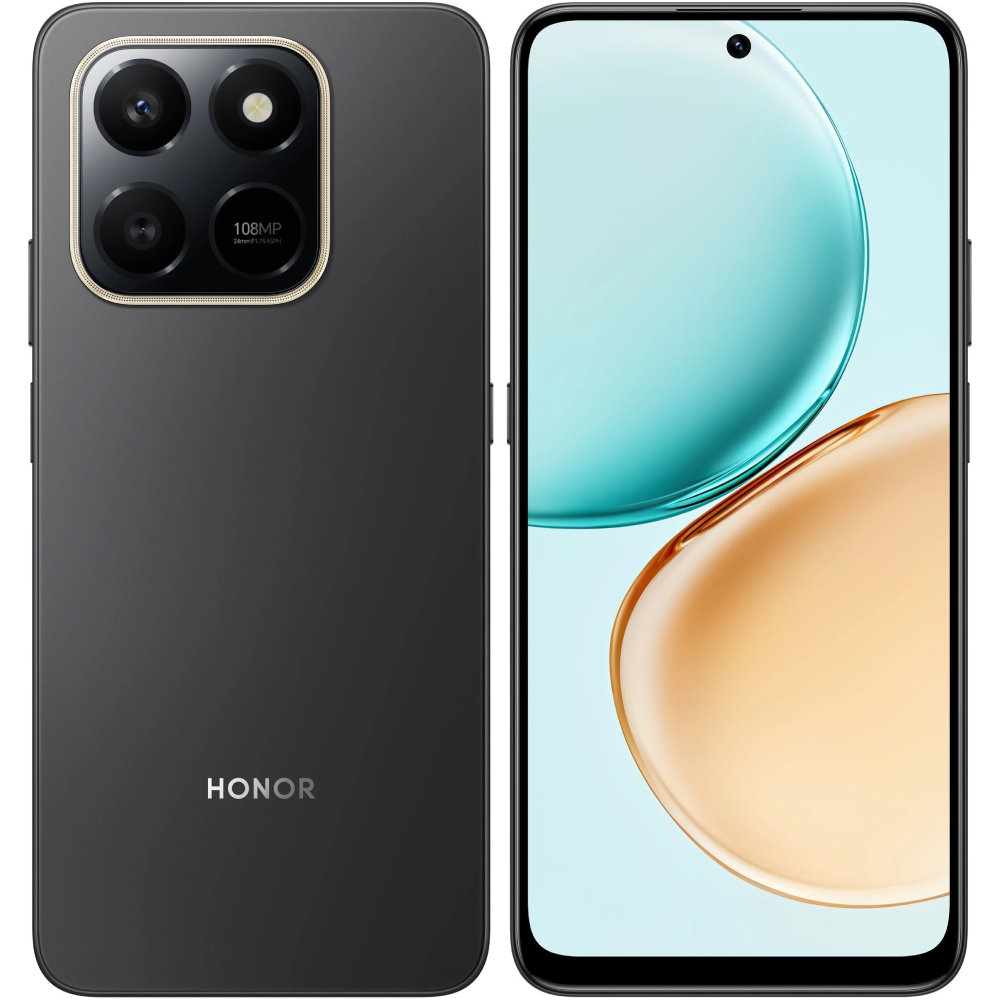 Смартфон Honor X7d 6/128GB Velvet Black