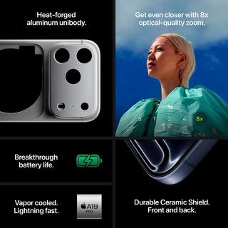 Apple смартфоны iPhone 17 Pro Max 12/256GB Silver - фото 6