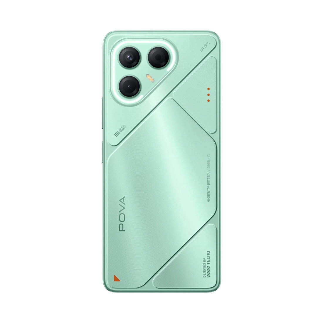 Мобильный телефон TECNO POVA 7 5G (LJ7) 128+8 GB Oasis Green  - фото 3