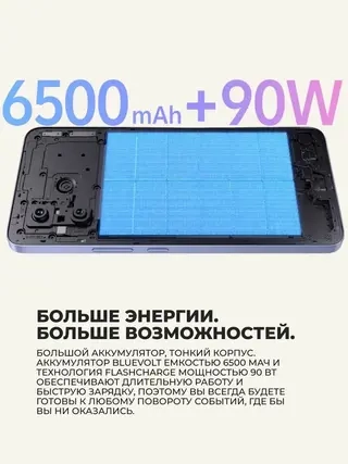 Vivo смартфоны V60 Lite 5G 12/256GB Blue - фото 6