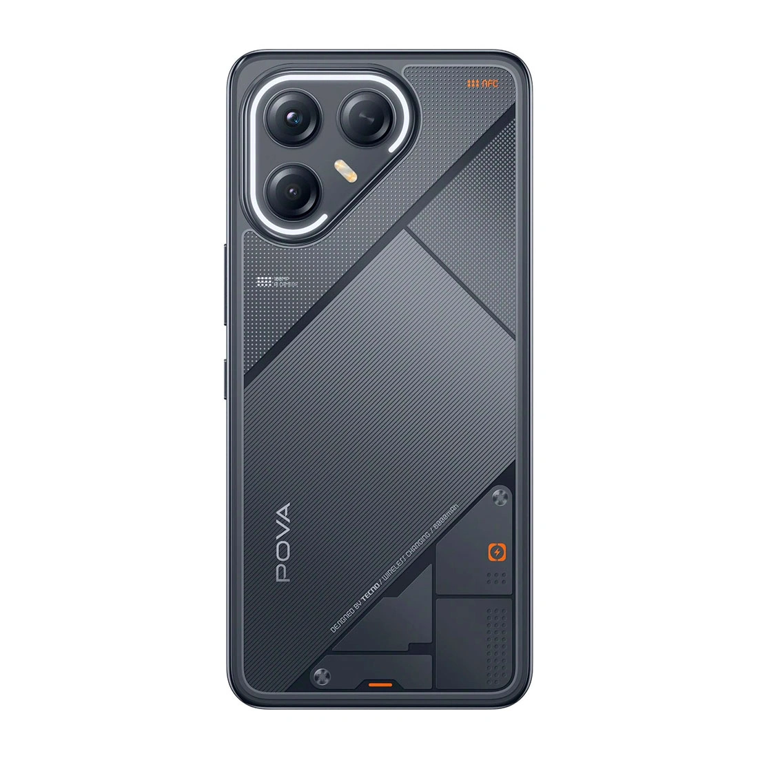 Мобильный телефон TECNO POVA 7 Ultra 5G (LJ9) 256+12 GB Geek Black  - фото 2