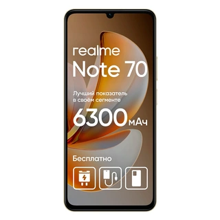 Realme смартфоны Note 70 6/128GB Gold