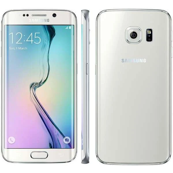Смартфон Samsung Galaxy S6 edge LTE 32GB (white) - фото 2
