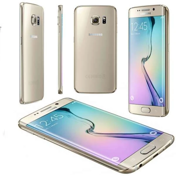 Смартфон Samsung Galaxy S6 EDGE 32 GB (gold) - фото 3