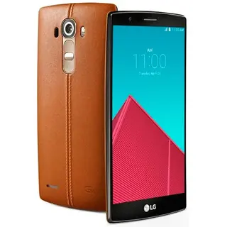 Смартфон LG G4 Dual рыжая кожа