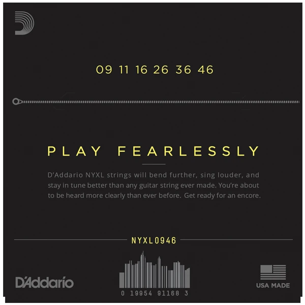 D ' Addario электр гитарасына арналған ішектер NYXL0946 - фото 2