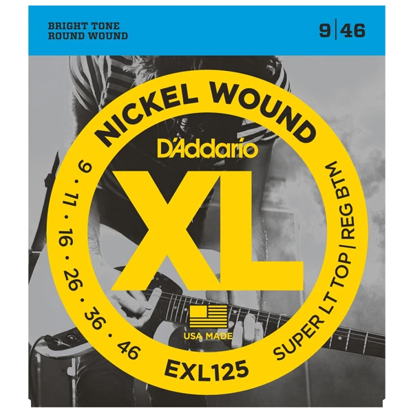 D ' Addario электр гитарасына арналған ішектер EXL125