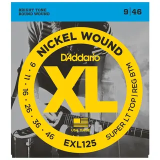 D ' Addario электр гитарасына арналған ішектер EXL125