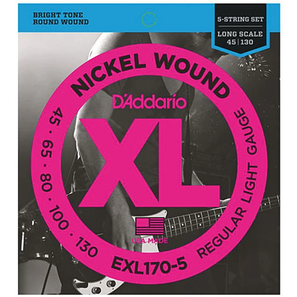 D ' Addario бас гитарасының ішектері EXL170-5