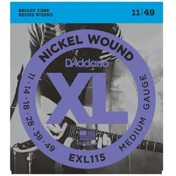 D ' Addario электр гитарасына арналған ішектер EXL115