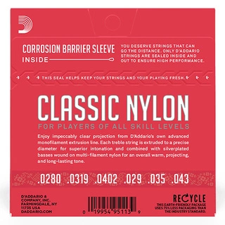 D'Addario классикалық гитарасына арналған ішектер жиынтығы EJ27N