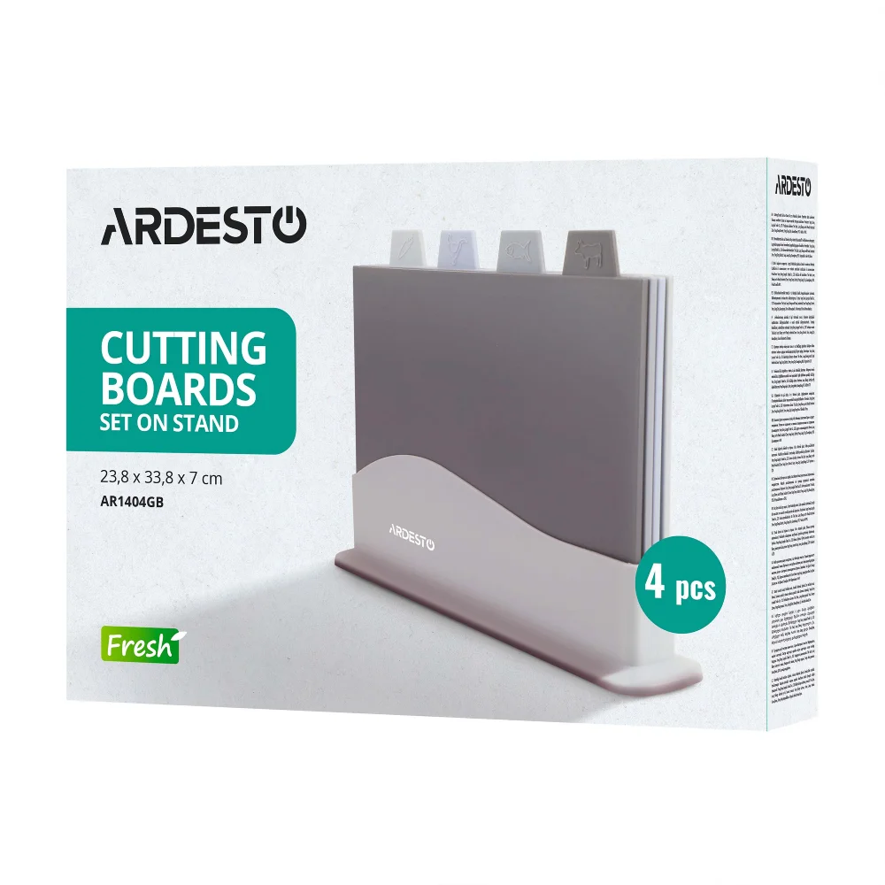 Набор разделочных досок на подставке ARDESTO Fresh AR1404GB - фото 5
