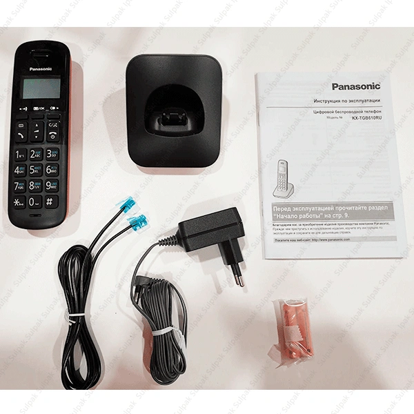 Panasonic радиотелефоны KX-TGB610RUR - фото 4