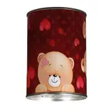 Сувенирная банка "Пушистый талисман", внутри красный пушистик  - фото 2