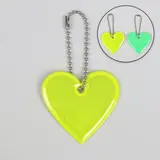 Светоотражающий элемент «Сердце», 5 × 5 см, цвет МИКС  - фото 2