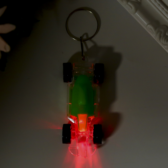 Брелок световой "Машина", цвета МИКС 