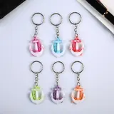 Брелок пластик "Цветной якорь" МИКС 3,7х2,5 см  - фото 3