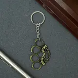 Брелок металл "Кастет" бронза 4х3х0,2 см 