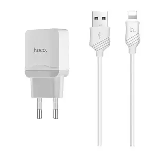 Зарядное устройство Hoco 5W C22A Little Superior White
