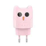 Зарядное устройство для смартфона Hoco Dual port charger KC1A EU Pink
