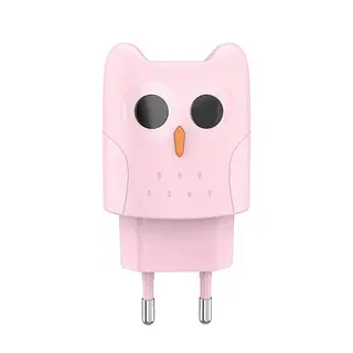 Зарядное устройство для смартфона Hoco Dual port charger KC1A EU Pink