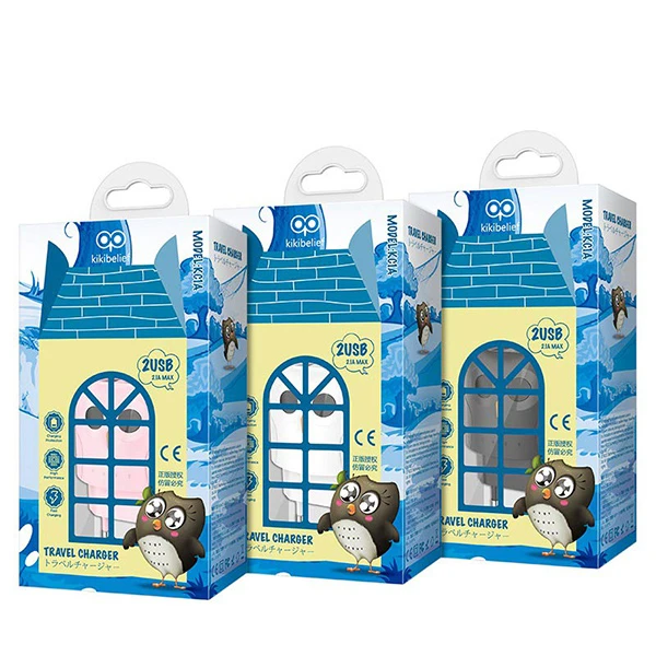 Зарядное устройство для смартфона Hoco Dual port charger KC1A EU Pink - фото 3