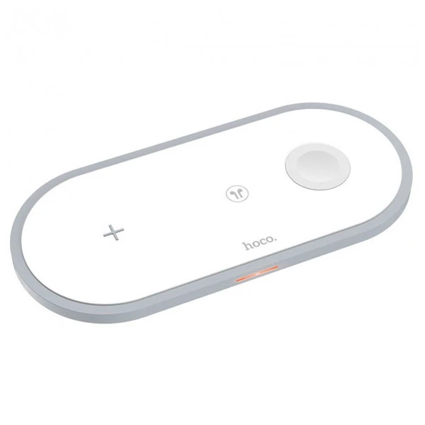 Беспроводное зарядное устройство Hoco 9W CW24 3 в 1 Handsome Black