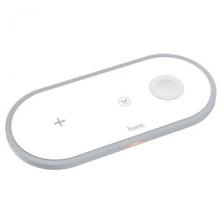 Беспроводное зарядное устройство Hoco 9W CW24 3 в 1 Handsome Black